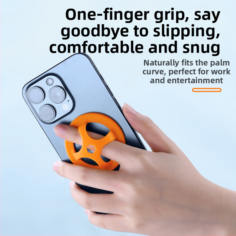 MK silikonový držiak na telefón s prsteňom, Lazy Stand, cartoon štýl