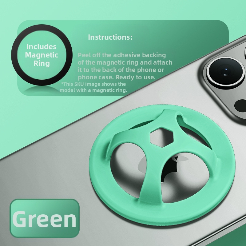 MK silikona telefona gredzenes turētājs, Lazy Stand, karikatūru stils