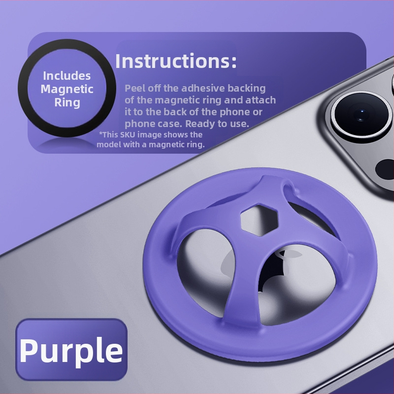 MK silikona telefona gredzenes turētājs, Lazy Stand, karikatūru stils