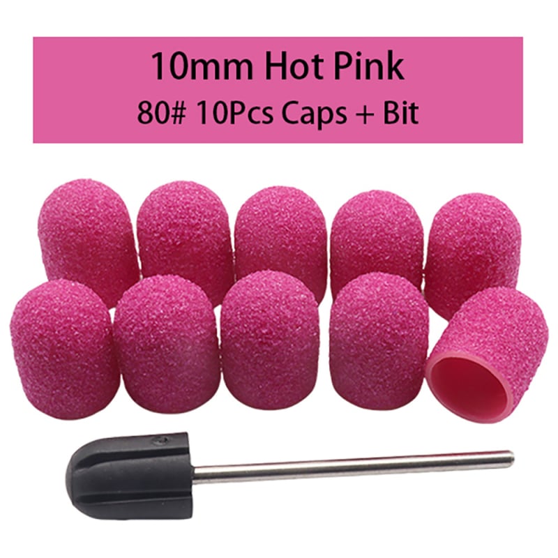 Plastmasas pamatnes pedikīra slīpēšanas galviņa – nagu virsmas slīpēšanas instruments