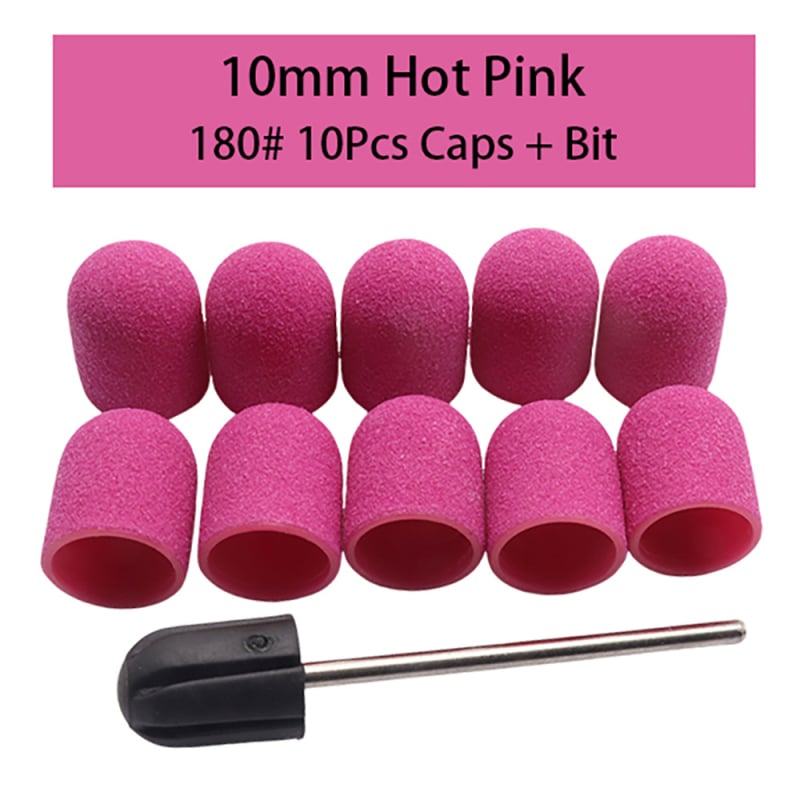 Plastmasas pamatnes pedikīra slīpēšanas galviņa – nagu virsmas slīpēšanas instruments