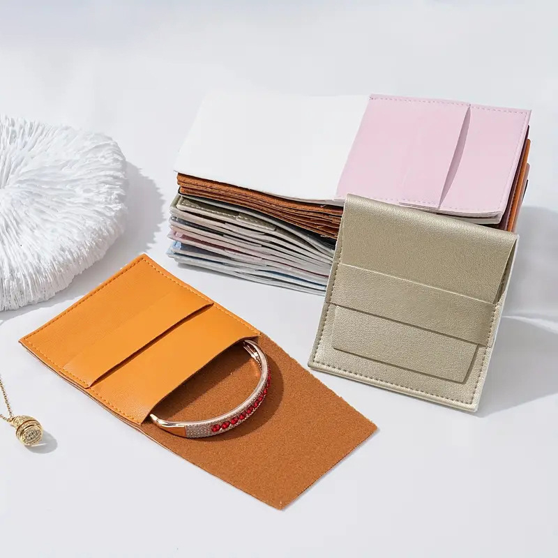 Geantă de bijuterii din piele - Multifuncțională, Portabilă, Protecție împotriva prafului și umezelii, Design creativ