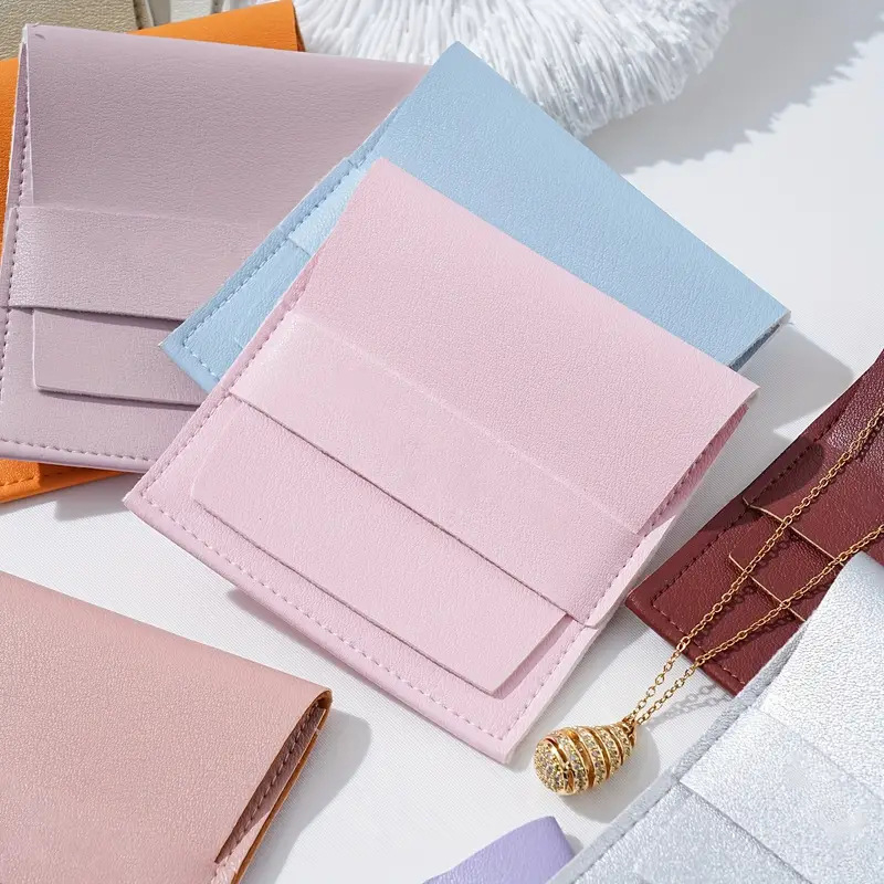 Geantă de bijuterii din piele - Multifuncțională, Portabilă, Protecție împotriva prafului și umezelii, Design creativ