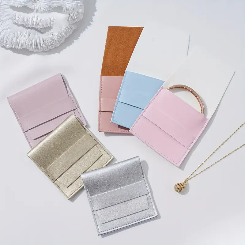 Geantă de bijuterii din piele - Multifuncțională, Portabilă, Protecție împotriva prafului și umezelii, Design creativ