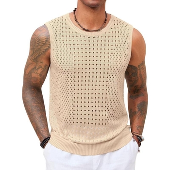 Vīriešu bez piedurknēm veste ar sietveida aizmuguri, svītrota Corduroy audums, 2025. gada pavasaris