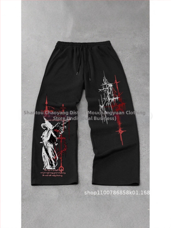 Cargo nohavice, voľný strih, dlhé, stredný pás, zapínanie šnúrkou