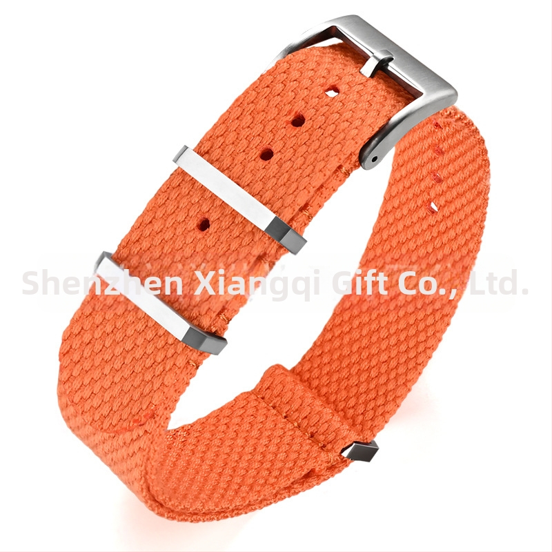 Λουράκι ρολογιού — λινό, μεταλλικός δακτύλιος, προέλευση Shenzhen, μάρκα Cheung kei, καλοκαίρι 2025