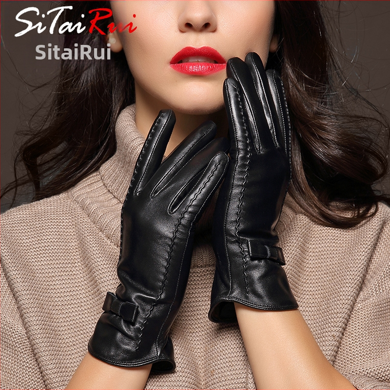 Pirkstu cimdi no aitas ādas – siltas, pavasara sezona, 2024. gada ziemas izlaišana