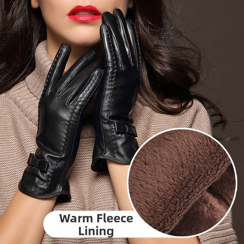 Pirkstu cimdi no aitas ādas – siltas, pavasara sezona, 2024. gada ziemas izlaišana