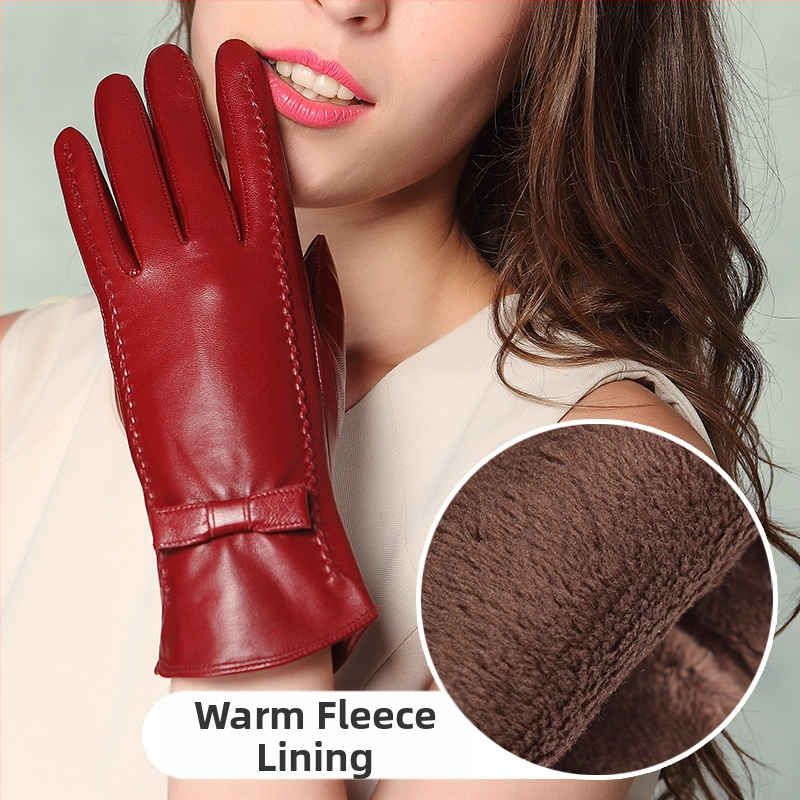 Pirkstu cimdi no aitas ādas – siltas, pavasara sezona, 2024. gada ziemas izlaišana