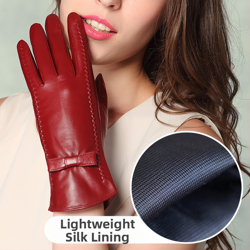 Pirkstu cimdi no aitas ādas – siltas, pavasara sezona, 2024. gada ziemas izlaišana