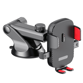 Автомобилен държач за телефон с вакуумен монтаж, универсален за табло, с едно натискане автоматично заключване, възможност за персонализация