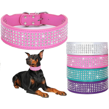 Ovratnik za psa - Gold bow tie, PU materijal, monohromatski dizajn, ležerni stil, opće korištenje