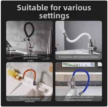 Sukamas virtuvės plautuvo čiaupas su keraminiu kasetiniu vožtuvu, cinko lydinio korpusas, modelis CL-WXCF01