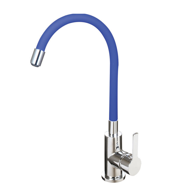 Sukamas virtuvės plautuvo čiaupas su keraminiu kasetiniu vožtuvu, cinko lydinio korpusas, modelis CL-WXCF01