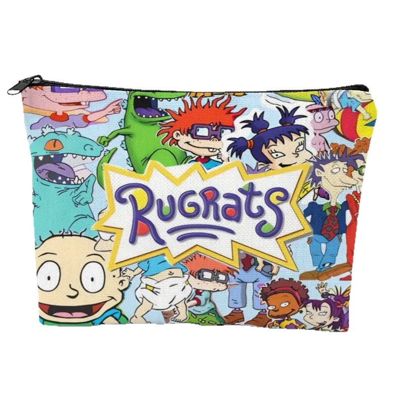 Geantă cosmetică din in, design personalizat, stil Cross-Border Trend, extensibilă, ușoară, fără căptușeală