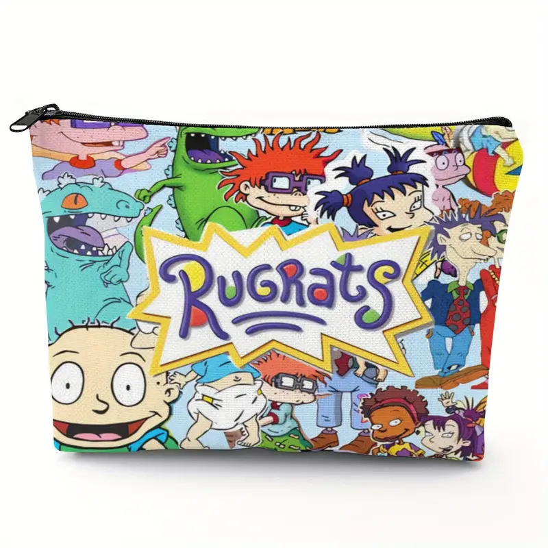 Geantă cosmetică din in, design personalizat, stil Cross-Border Trend, extensibilă, ușoară, fără căptușeală