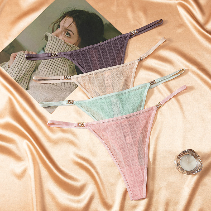 Νάιλον δαντελένιο στρινγκ για γυναίκες - χαμηλή μέση, γρήγορο στέγνωμα, διαπνοή (Κύριο ύλικό: Νάιλον; Στυλ: Δαντελένιο στρινγκ; Μέση: Χαμηλή; Λειτουργία: Γρήγορο στέγνωμα; Επένδυση καβάλου: βαμβάκι)