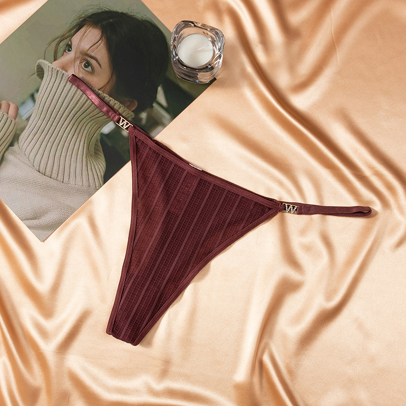 Νάιλον δαντελένιο στρινγκ για γυναίκες - χαμηλή μέση, γρήγορο στέγνωμα, διαπνοή (Κύριο ύλικό: Νάιλον; Στυλ: Δαντελένιο στρινγκ; Μέση: Χαμηλή; Λειτουργία: Γρήγορο στέγνωμα; Επένδυση καβάλου: βαμβάκι)