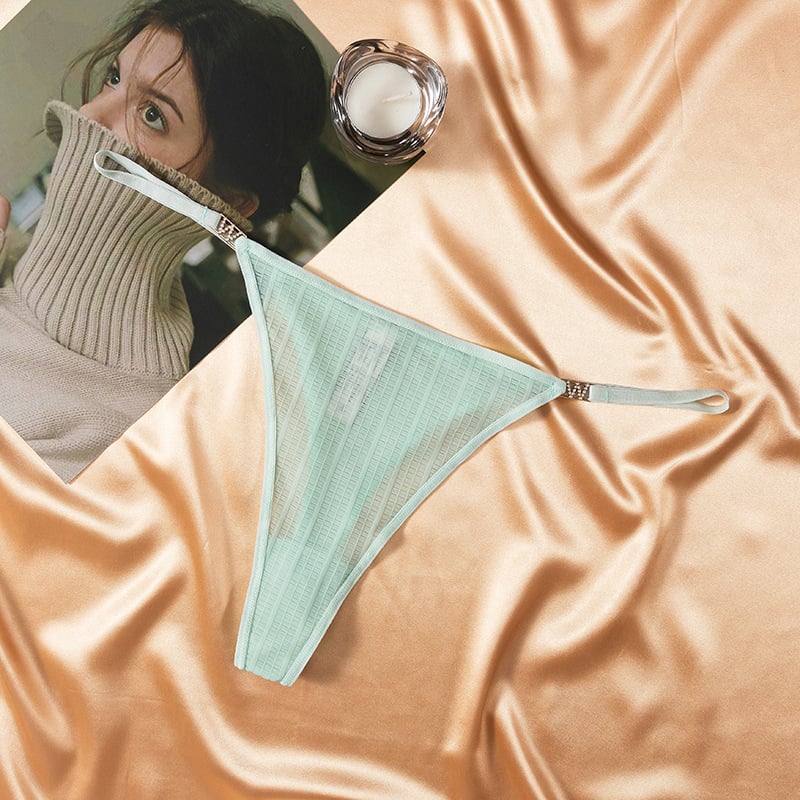 Νάιλον δαντελένιο στρινγκ για γυναίκες - χαμηλή μέση, γρήγορο στέγνωμα, διαπνοή (Κύριο ύλικό: Νάιλον; Στυλ: Δαντελένιο στρινγκ; Μέση: Χαμηλή; Λειτουργία: Γρήγορο στέγνωμα; Επένδυση καβάλου: βαμβάκι)