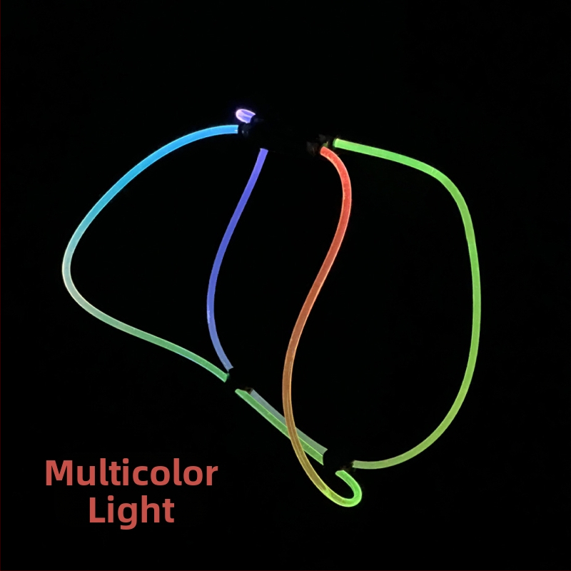 LED vesta za psa s USB punjenjem, TPU materijal, model CD1110, pogodna za DIY rezanje