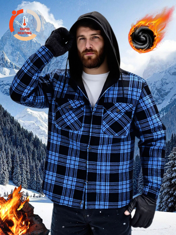 Flaneles krekls ar rūtainu rakstu, kvadrātveida apkakle, garas piedurknes, pieguļoša silueta