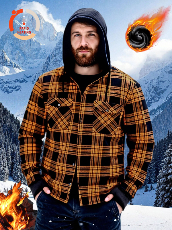 Flaneles krekls ar rūtainu rakstu, kvadrātveida apkakle, garas piedurknes, pieguļoša silueta