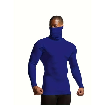 Ανδρικό Slim-Fit Πλεκτό Πουλόβερ με Ζιβάγκο, Ακρυλικό με Mitsubishi Meryl, Ultra-Παχύ, Θερμό