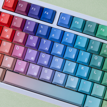 Σετ καπάκιων πλήκτρων PBT με Double Shot για μηχανικό πληκτρολόγιο — πάνω από 98 πλήκτρα, αδιάβροτα, ευρεία συμβατότητα