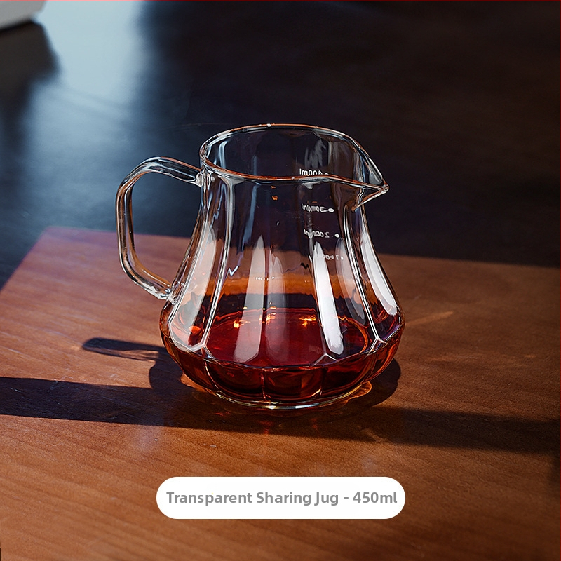 Bincoo Γυάλινο σετ καφέ για κοινή παρασκευή με φλυτζάνι γευσιγνωσίας και φίλτρο – μοντέρνο μινιμαλιστικό στυλ, απλός σχεδιασμός