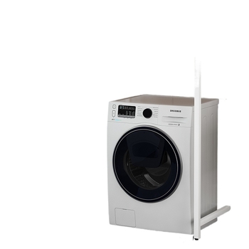 Ράφι αποθήκευσης πλυντηρίου ρούχων, 6 επίπεδα, βάση δαπέδου, ανοιχτό ντουλάπι, για μπάνιο ή μπαλκόνι