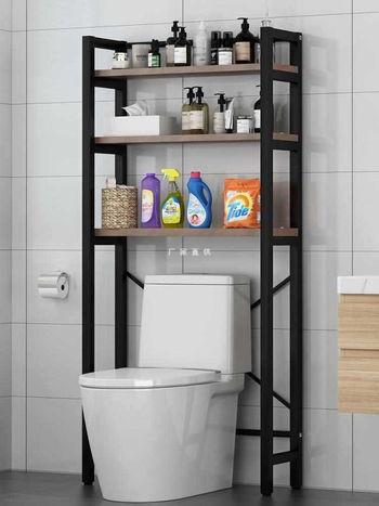 Raft de depozitare pentru mașina de spălat, 6 etaje, montaj pe podea, dulap deschis, pentru baie sau balcon