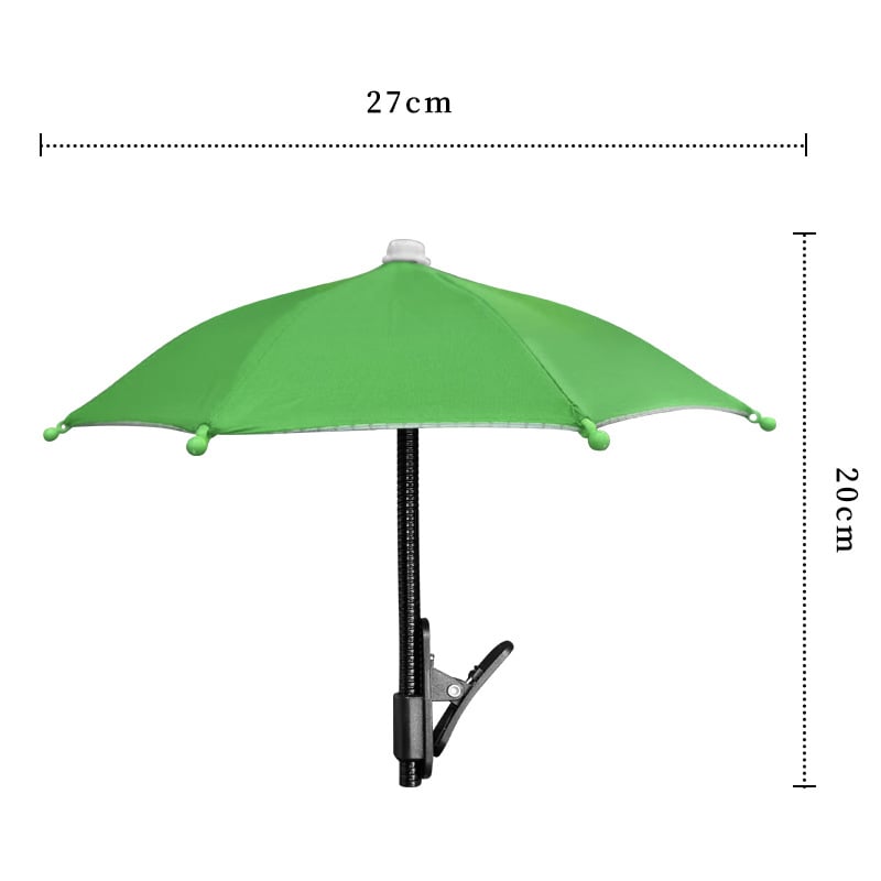 Mini esernyő acél tengellyel és fogantyúval, 8 merevítő bordával, poliészter vászonnal, UV védelem PA++, manuális nyitás-zárás