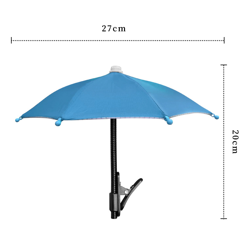 Mini esernyő acél tengellyel és fogantyúval, 8 merevítő bordával, poliészter vászonnal, UV védelem PA++, manuális nyitás-zárás