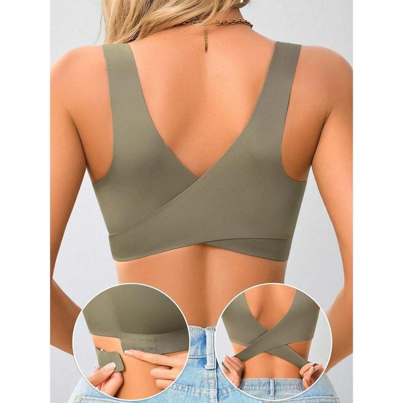 Σουτιέν - χωρίς ραφές, χωρίς επένδυση, αναπνεύσιμο, δαντέλα, Rabbit Ear Cup