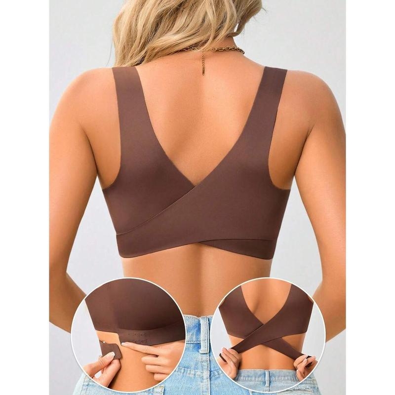 Σουτιέν - χωρίς ραφές, χωρίς επένδυση, αναπνεύσιμο, δαντέλα, Rabbit Ear Cup