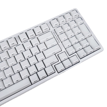 Mechanikus billentyűzethez készült keycap szett, 113 gomb, PC anyag, kettős színű oldalsó gravírozás, Cross-Shaft kompatibilis