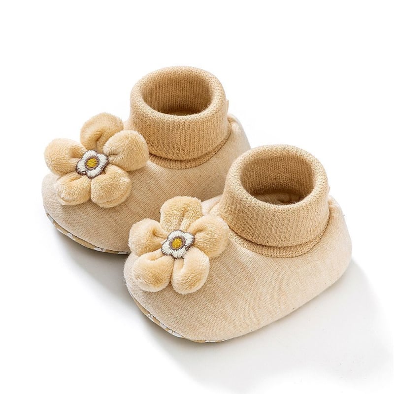 Bērnu pirmajiem soļiem kurpes – kokvilnas augšdaļa, sintētiskas gumijas zole, vecums 6–12 mēneši, karikatūras raksts