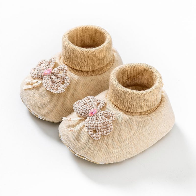 Bērnu pirmajiem soļiem kurpes – kokvilnas augšdaļa, sintētiskas gumijas zole, vecums 6–12 mēneši, karikatūras raksts