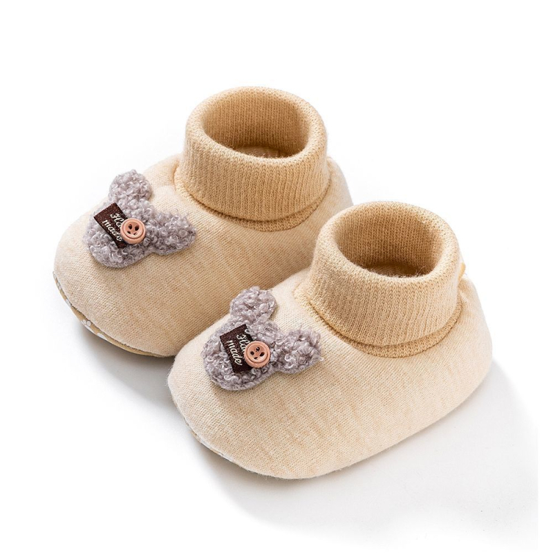 Bērnu pirmajiem soļiem kurpes – kokvilnas augšdaļa, sintētiskas gumijas zole, vecums 6–12 mēneši, karikatūras raksts