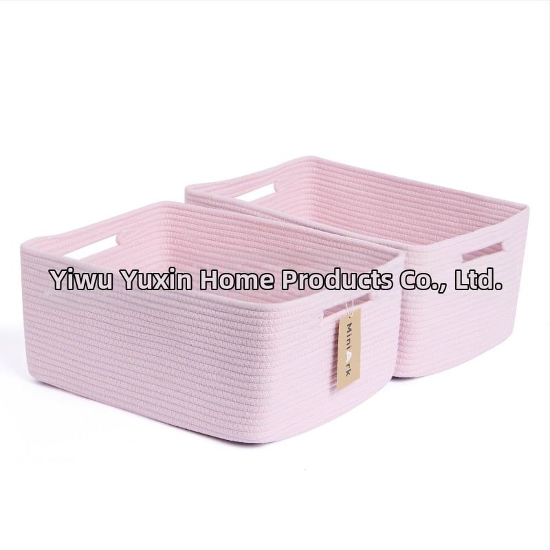 Yunxin AB-125B кош за съхранение от памучно въже – многофункционален организатор за CD-та, дистанционни, канцелария, козметика и книги