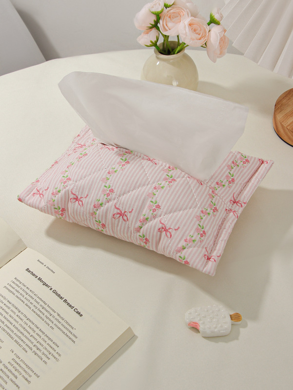 Козметична чанта 5-частен комплект с флорален модел, памучен външен слой, полиестерна подплата (дишаща, ултралека)