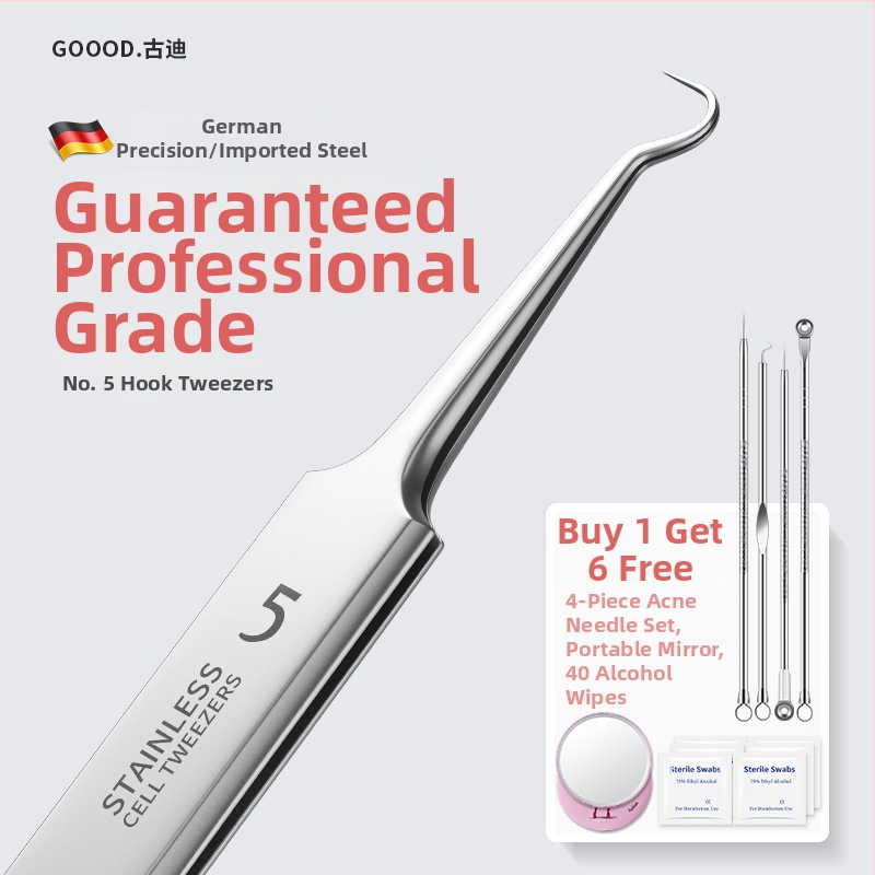 Професионален комплект за екстракция на акне със пинсети за премахване на черни точки