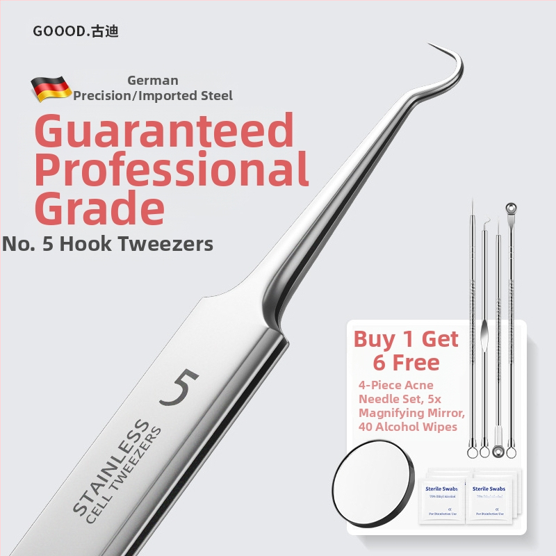 Професионален комплект за екстракция на акне със пинсети за премахване на черни точки