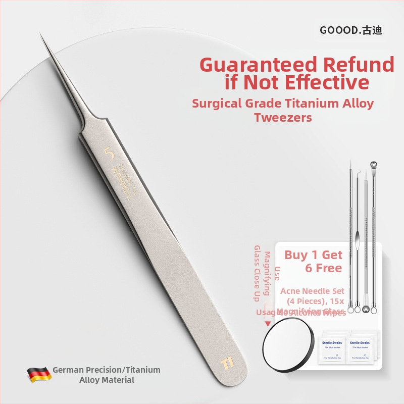 Професионален комплект за екстракция на акне със пинсети за премахване на черни точки