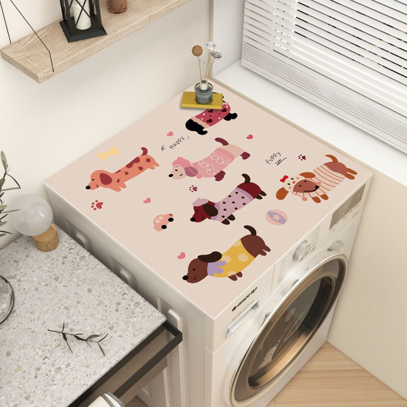 Shunxin Cartoon Πολυεστερικό Κάλυμμα Προστασίας Σκόνης για Πλυντήριο, Προσαρμοζόμενο, Πολυχρηστικό Κάλυμμα για Έπιπλα/Κλιματιστικό