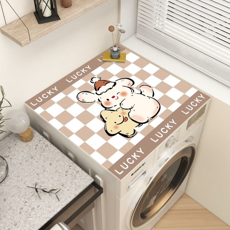 Shunxin Cartoon Πολυεστερικό Κάλυμμα Προστασίας Σκόνης για Πλυντήριο, Προσαρμοζόμενο, Πολυχρηστικό Κάλυμμα για Έπιπλα/Κλιματιστικό