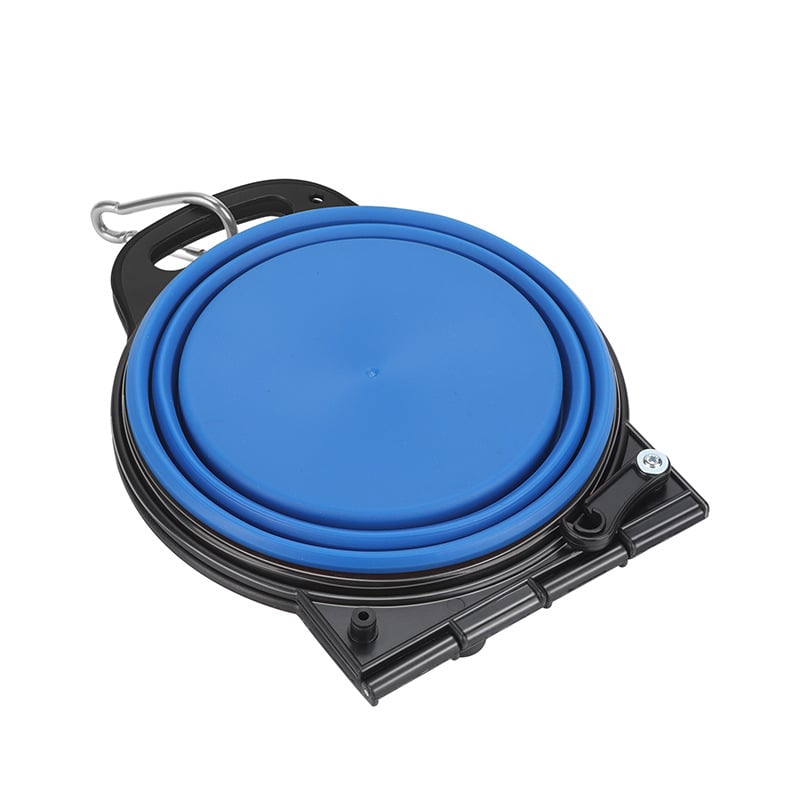 Összecsukható dupla tál háziállatok számára, műanyag, modell ZDSW-02, Guangdong