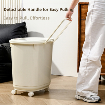 Κοντέινερ αποθήκευσης τροφής κατοικίδιων – αεροστεγής, ανθεκτικό στην υγρασία και στα έντομα, 45 λίτρα, PP υλικό, κατάλληλο για τροφή γάτας και σκύλου