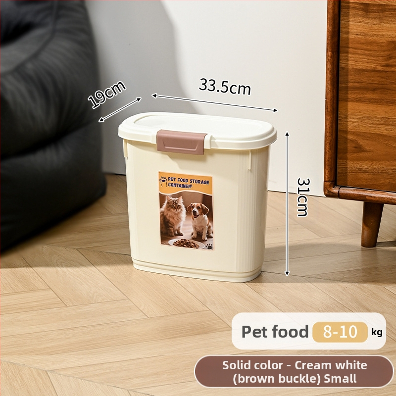 Κοντέινερ αποθήκευσης τροφής κατοικίδιων – αεροστεγής, ανθεκτικό στην υγρασία και στα έντομα, 45 λίτρα, PP υλικό, κατάλληλο για τροφή γάτας και σκύλου
